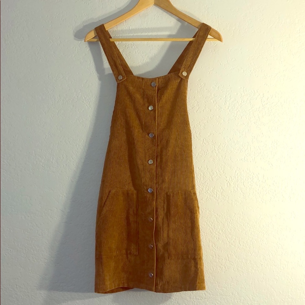 Babydoll corduroy jumper dress 🐻 🧸
